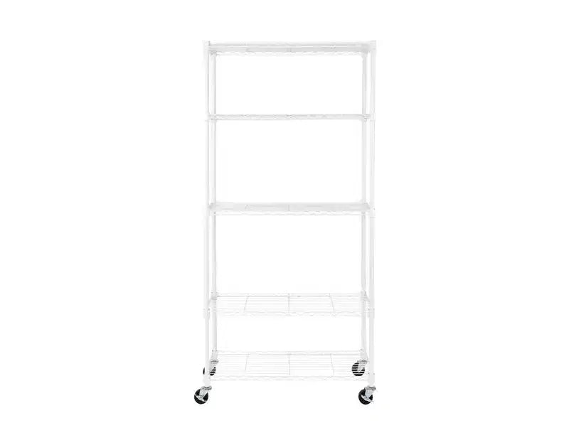 Étagère métallique à 5 niveaux, 36x14, autoportante