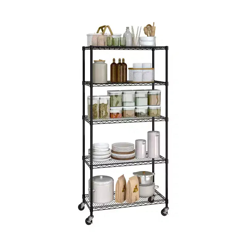 Seville Classics UltraDurable 5-Tier 36 x 14 Steel Wire Shelving Unit