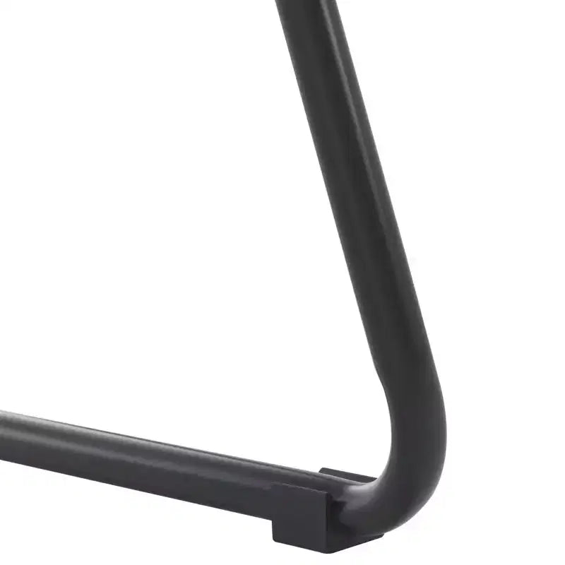 Tabouret de comptoir moderne rembourré avec base en métal