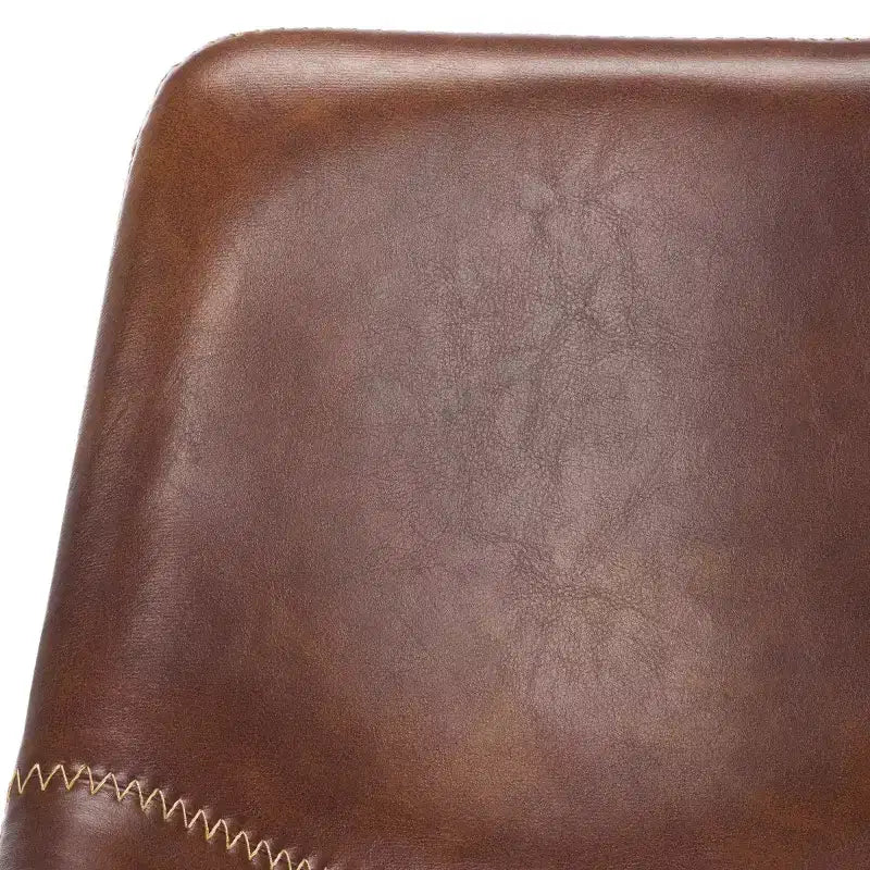 Tabouret de comptoir moderne rembourré avec base en métal