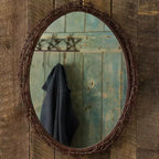 Miroirs muraux décoratifs de style champêtre rustique