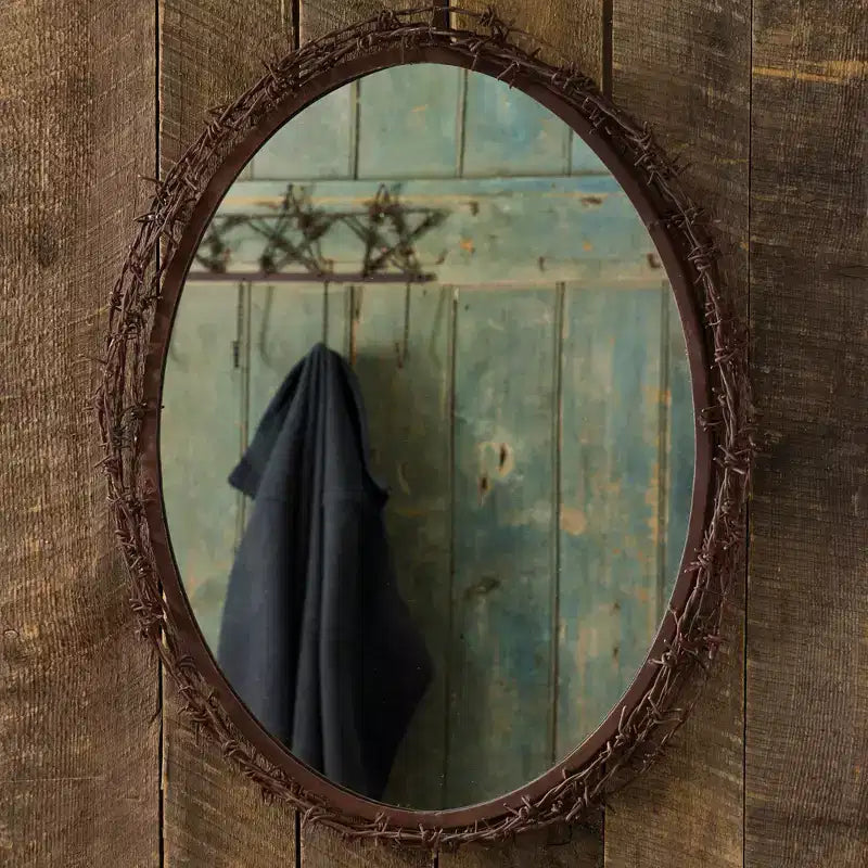 Miroirs muraux décoratifs de style champêtre rustique