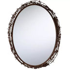 Miroirs muraux décoratifs de style champêtre rustique