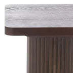 Console en bois marron, table d'appoint pour entrée ou couloir