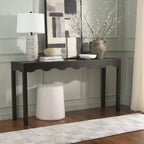 Console moderne ondulée pour entrée ou salon