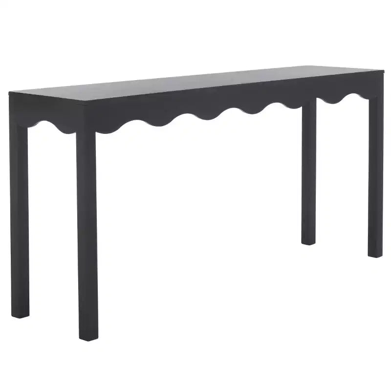 Console moderne ondulée pour entrée ou salon