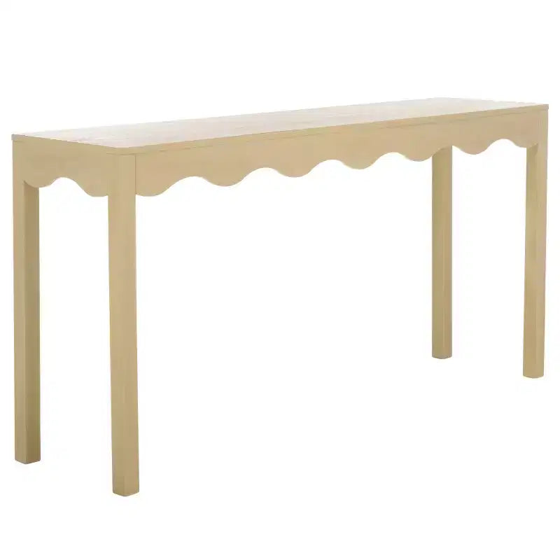 Console moderne ondulée pour entrée ou salon
