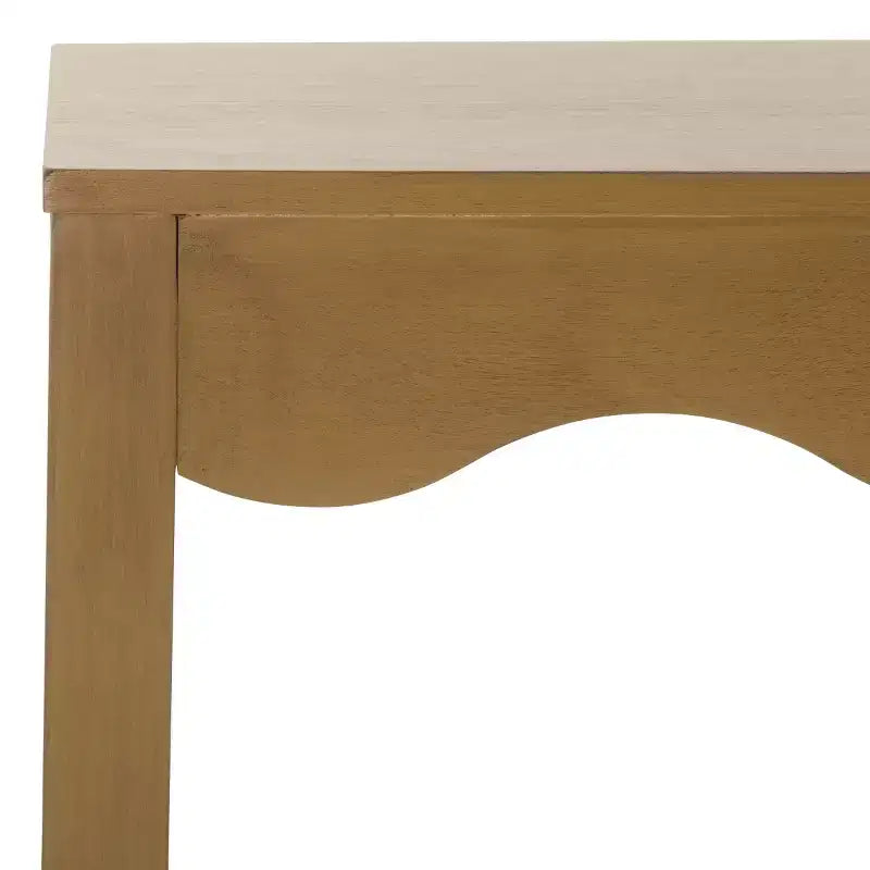 Console moderne ondulée pour entrée ou salon