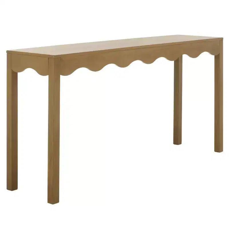 Console moderne ondulée pour entrée ou salon