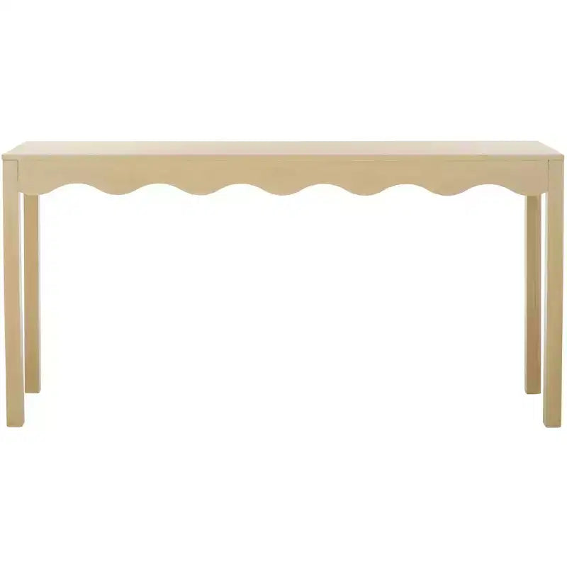 Console moderne ondulée pour entrée ou salon