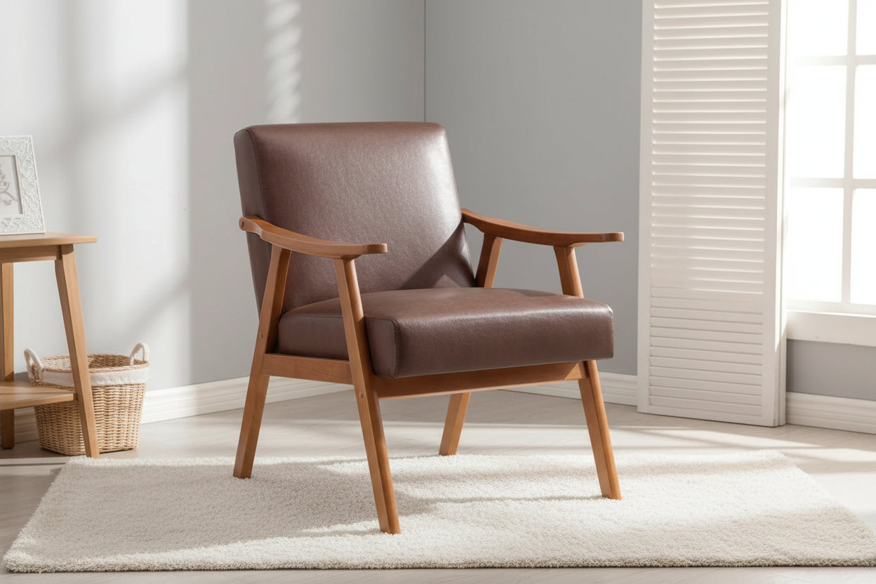 Vatros Mid-Century Accent Chair Living Room Chair