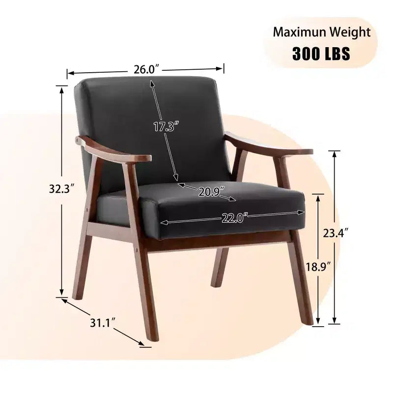 Fauteuil d'appoint du milieu du siècle pour le salon