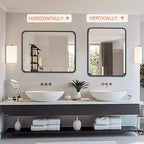 Miroir de courtoisie mural pour salle de bain