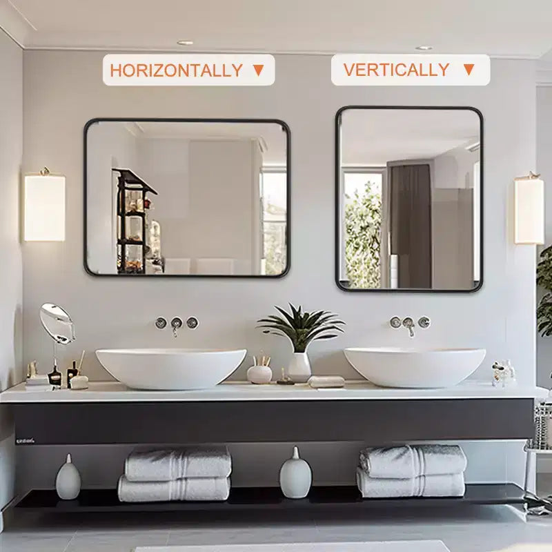 Miroir de courtoisie mural pour salle de bain