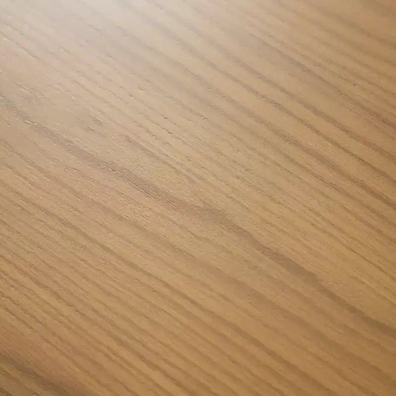 Table à manger ovale en bois massif 67x33.5 avec piètement conique élégant pour 6 personnes