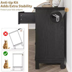 Commode 6 tiroirs pour Chambre à Coucher, Commode de Rangement en Bois de 47" de Large, Organiseur de Placard Moderne Autonome, Salon, Entrée