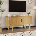 47.2 TV Stand, Modern TV Console Table with Storage Compartment and Sliding Door, Gaming Entertainment Center with Cabinet for Living Room, Bedroom