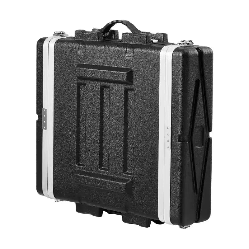 VEVOR 2U Rack Case, Standard 19 in Depth, Server Rack Cabinet with ABS Construction Handle Heavy-Duty Twist Butterfly Latches, Black