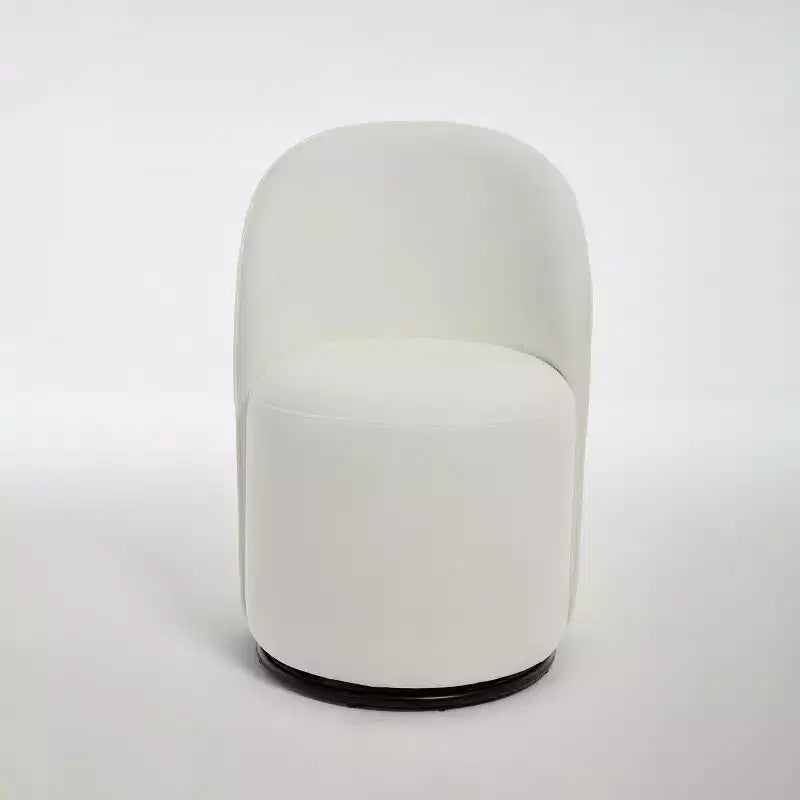 Chaises de salle à manger pivotantes à 360° en velours avec coussins épais, Fauteuil crapaud rembourré