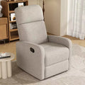 Christopher Knight Home Gaius Contemporary Upholstered Recliner Chair with Adjustable Backrest