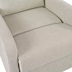 Fauteuil inclinable rembourré contemporain avec dossier réglable à 3 angles