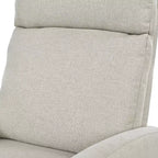 Fauteuil inclinable rembourré contemporain avec dossier réglable à 3 angles