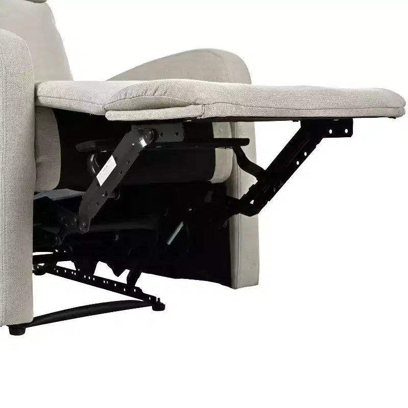 Fauteuil inclinable rembourré contemporain avec dossier réglable à 3 angles