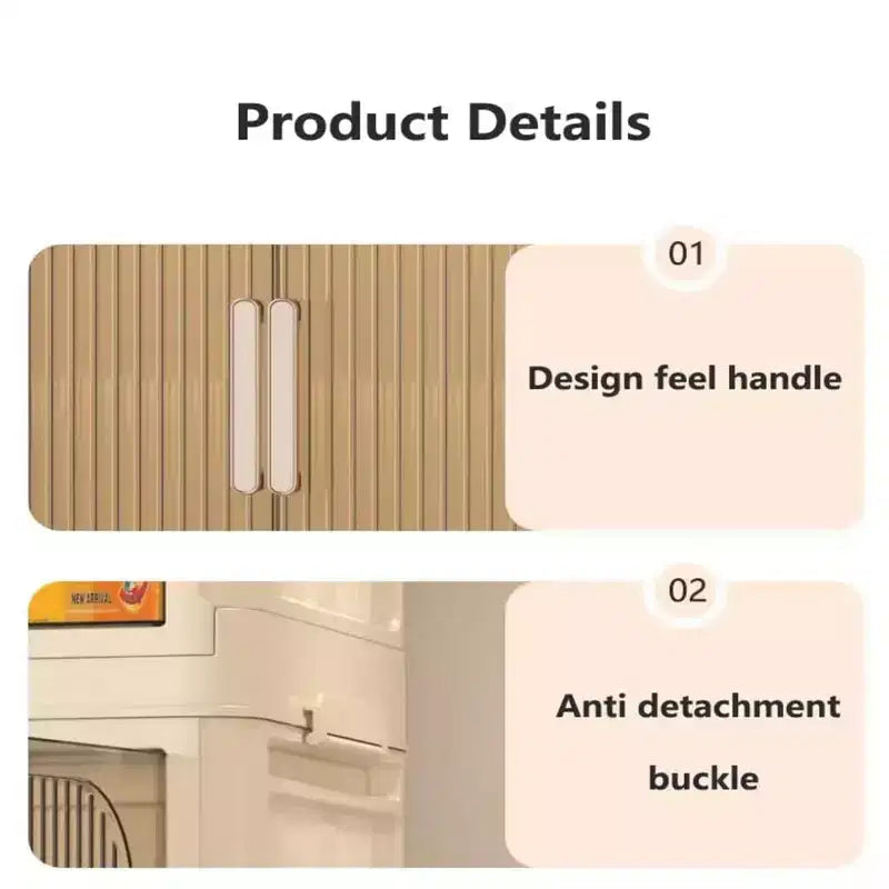 Bacs de rangement pliables à 3, 4 ou 5 niveaux, armoire de rangement pliable avec porte magnétique, roulettes verrouillables, conteneurs de rangement empilables